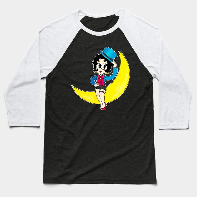 betty boop moonglow Baseball T-Shirt by asflowey